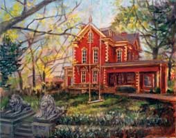 M Street, Bedford ,Indiana - Oil on Canvas 2015