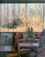 Life in  the Hoosier Hills - Oil on Canvas 2015