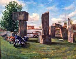 Hog Henge - Oil on Canvas 2015